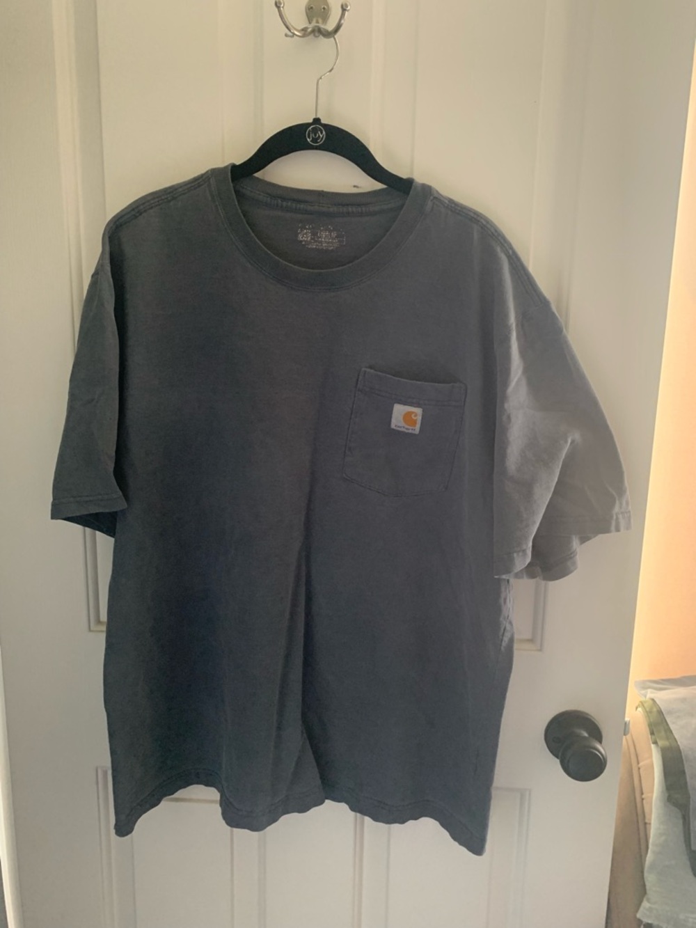 Carhartt Men’s Short Sleeve Pocket Tee — Charcoal